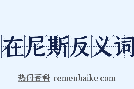 在尼斯反义词是什么意思的图片